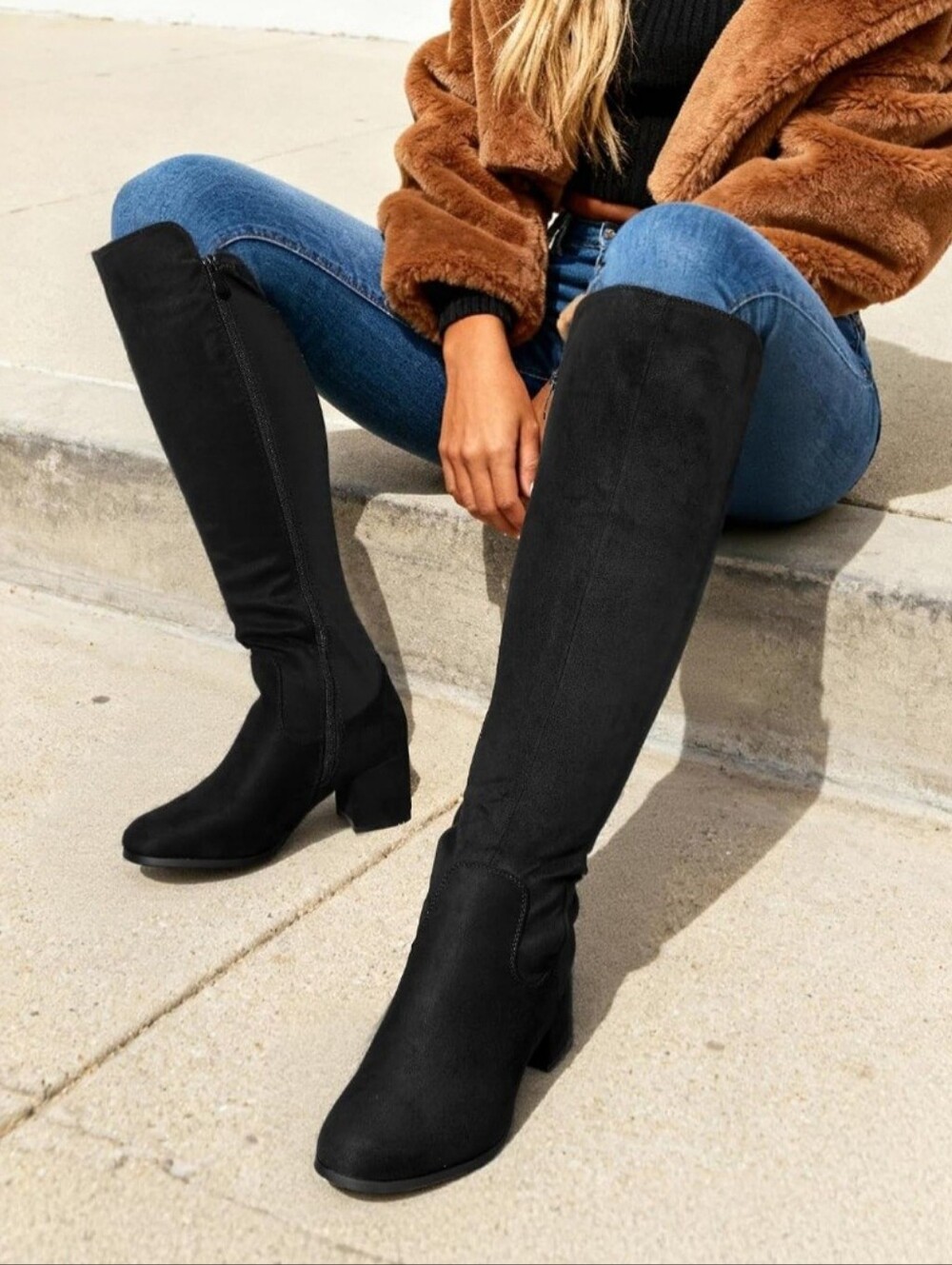 Black Knee-High Women's Boots